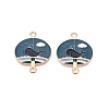 Alloy Enamel Pendants PALLOY-N176-29E-RS-1