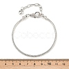 Brass European Style Bracelets for Jewelry Making KK-R031-06-5