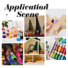 Natural Wood Display Decorations DJEW-WH0010-88-4