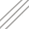 304 Stainless Steel Curb Chains CHS-M009-11P-05-1