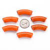 Opaque Crackle Acrylic Beads MACR-S372-001N-008-3