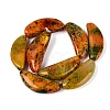 Natural Multi-Color Agate Beads Strands G-Q606-72-3