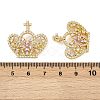 Brass Micro Pave Cubic Zirconia Pendants KK-S526-09G-A-3