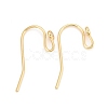 Brass Earring Hooks KK-Z020-02G-2