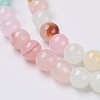 Natural Colorful Green Jade Beads Strands X-G-G757-01-12mm-5