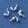 Brass Bead Tips KK-K383-06A-S-2