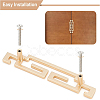 Zinc Alloy Bar Cabinet Door Knobs FIND-WH0097-18G-4