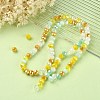 Electroplate Glass Beads Strands EGLA-YW0002-D08-6