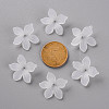 Frosted Acrylic Bead Caps X-MACR-S371-05A-701-3