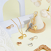 6Pcs 3 Colors Brass Locket Pendants KK-FH0007-49-5