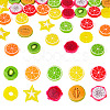 40Pcs 10 Styles Resin Imitation Fruit Model DJEW-TA0001-18-1