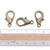 Zinc Alloy Lobster Claw Clasps E107-AB-4
