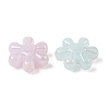 UV Plating Opaque Acrylic Beads OACR-G058-17E-2