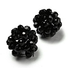 Glass Round Woven Beads GLAA-A034-4mm-A08-01-2