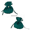 Velvet Jewelry Bags with Drawstring & Plastic Imitation Pearl TP-CJC0001-03B-2