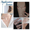 4M 4 Style Stainless Steel Cobs & Satellite Chains and Square Charm Chains STAS-AR0001-37-5