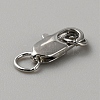 Brass Lobster Claw Clasps FIND-WH0110-859B-P-2