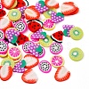 1800Pcs 6 Style Fruit Theme Handmade Polymer Clay Cabochons CLAY-YW0001-22-5