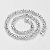 Electroplate Glass Bead Strands GR10MMY-07S-3