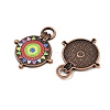 Tibetan Style Alloy Pendants AL-CBA606A-01-2