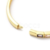 Rack Plating Brass Micro Pave Cubic Zirconia Bangles for Women BJEW-G730-01G-04-3