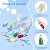 Olycraft DIY Milk Tea Keychain Making Kit DIY-OC0010-86-4