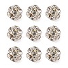 Brass Rhinestone Beads RB-H034-4-2