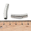 Tarnish Resistant Column 316 Surgical Stainless Steel Bayonet Clasps STAS-A021-4mm-3