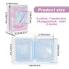 2 Books 2 Colors 3 Inch PVC Mini Love Heart Hollow Photocard Holder Book AJEW-CP0005-36-2