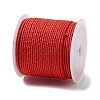 20M Polyester Braided Cord for Jewelry Making OCOR-G015-04A-03-3