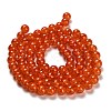 Spray Painted Crackle Glass Beads Strands X-CCG-Q001-10mm-09-4