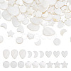 120Pcs 6 Styles Natural Shell Beads SHEL-AR0001-16-1