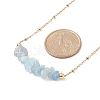 Natural Mixed Stone Chips Beaded Necklaces NJEW-JN03969-4