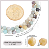 2 Strands Natural Flower Amazonite Beads Strands G-PH0003-37-2