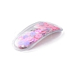 Plastic Flower Sequins Snap Hair Clip PHAR-A011-02-4