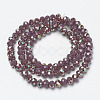 Electroplate Glass Beads Strands EGLA-A034-J6mm-J-3