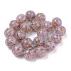 Handmade Gold Sand Lampwork Beads LAMP-S194-008C-01-2
