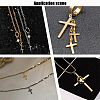 48Pcs 6 Style 304 Stainless Steel Pendants STAS-UN0027-14-5