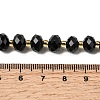 Natural Black Tourmaline Beads Strands G-K380-A06-01-5