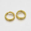 Brass Split Rings X-KK-E647-10G-6mm-2