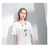 Undyed Wood Big Pendants WOOD-PH0008-35-7