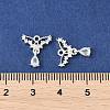 Brass Micro Pave Cubic Zirconia Pendants KK-R219-26S-3