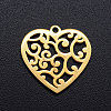 201 Stainless Steel Pendants STAS-T046-JN254-2-1