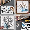 Plastic Hollow Out Drawing Painting Stencils Templates DIY-WH0396-846-4