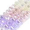 Electroplate Mixed Styles Glass Beads Strands EGLA-N022-14A-A01-1
