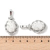 Natural Howlite Oval Pendants G-NH0025-15P-01-3