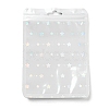 Rectangle Glitter Holographic Plastic Yin-yang Zip Top Gift Bags OPP-E004-01B-A02-1