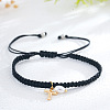 Brass & Imitation Pearl Charm Bracelets PJ9657-12-1