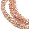 Transparent Baking Paint Glass Beads Strands DGLA-F002-02A-05-4