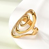 304 Stainless Steel Cuff Open Rings for Women RJEW-L342-05G-3
